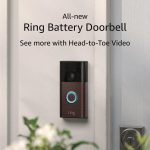 All-new Ring Battery Doorbell — Now with 66% more coverage, Head-to-Toe Video, Live View with Two-Way Talk, and Motion Detection & Alerts (2024 release), Venetian Bronze